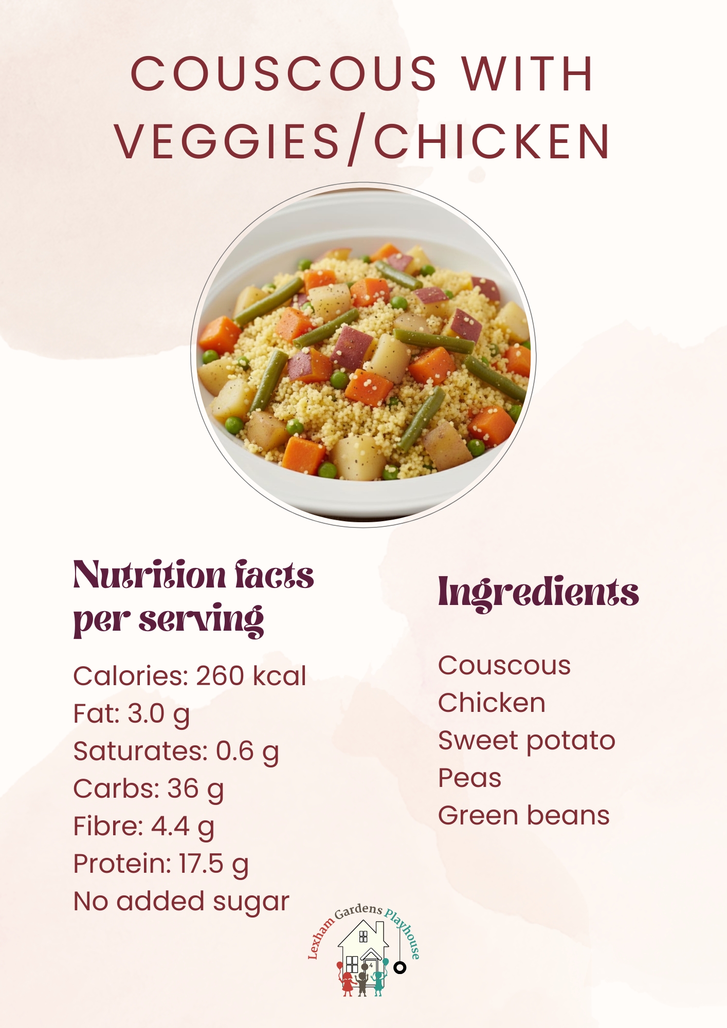 Couscous with veggies/chicken